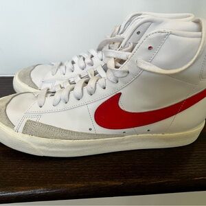 Nike High-Top Sneakers White Habanero Red Sail